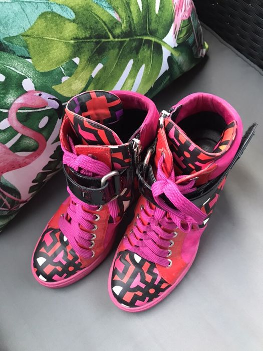 BALDININI buty sneakersy koturn sportowe włoskie casadei marant
