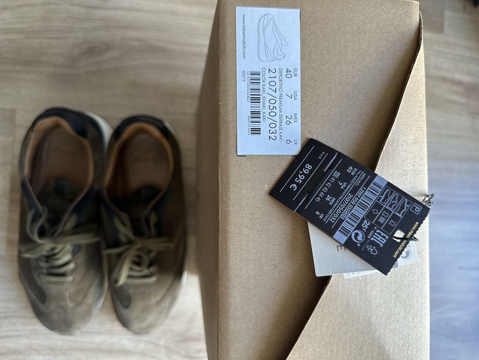 Sapatilhas Massimo Dutti camurça