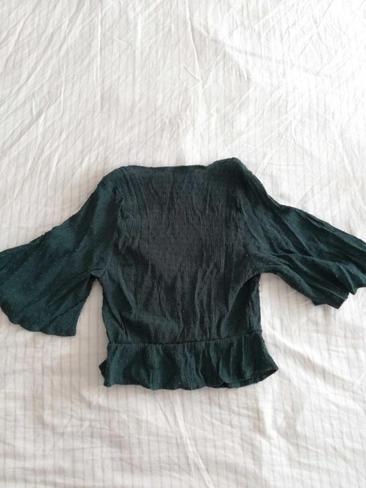 Crop Top verde XS