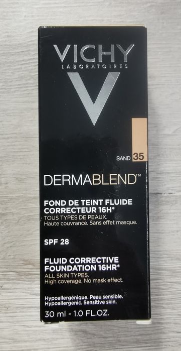 Vichy Dermablend

Fluid korygujący o przedłużonej trwałości