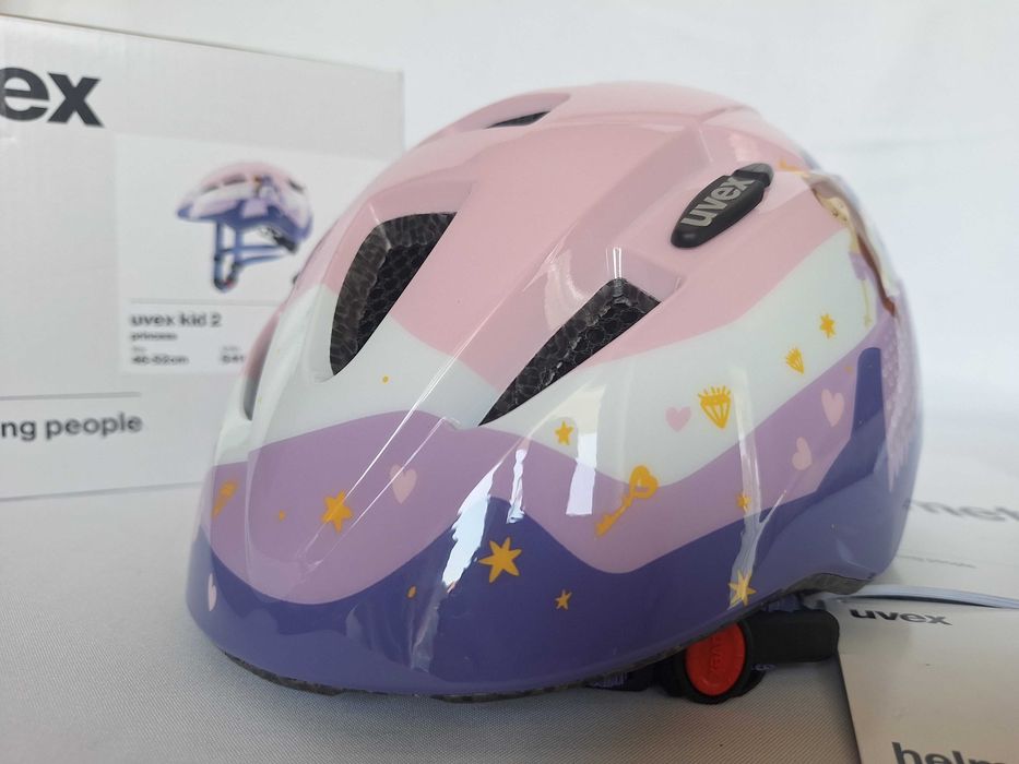 Kask rowerowy dziecięcy Uvex Kid 2 Princess XS/S 46-52cm