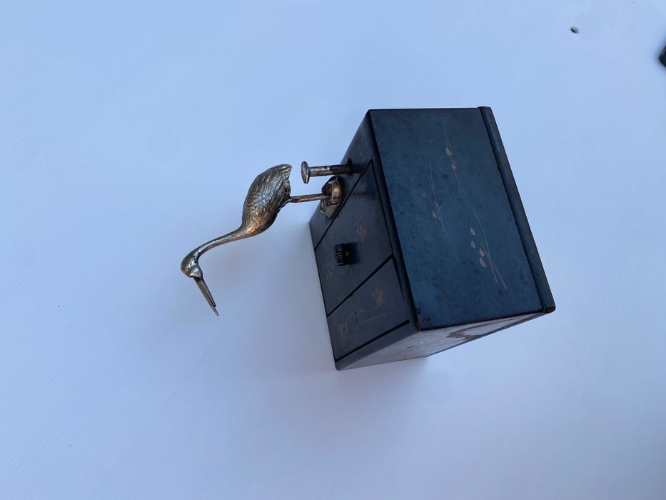 Cigarreira Autónoma Japão séc XIX 14 cm