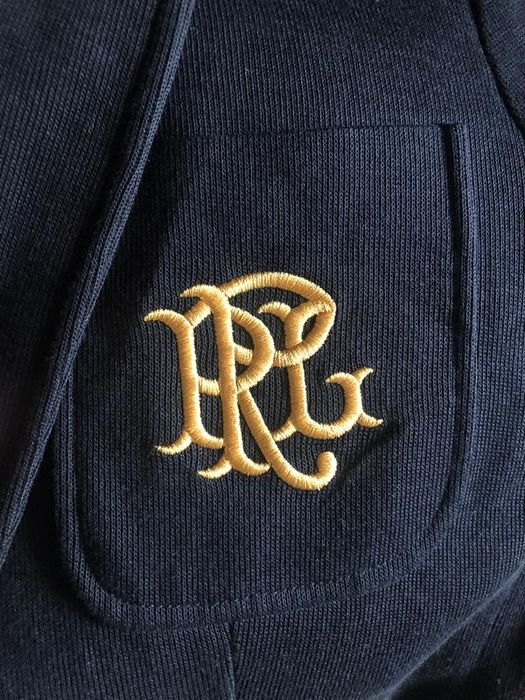 Трикотажний піджак жакет з монограмою жакет ralph lauren xxl-3xl