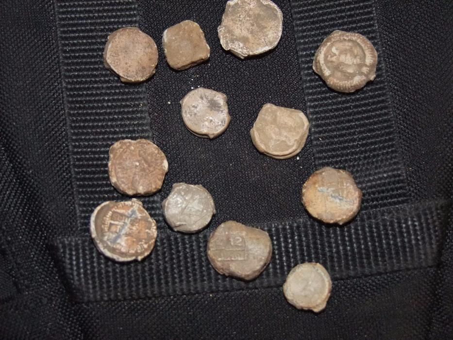 Stare plomby z worków ANTYK