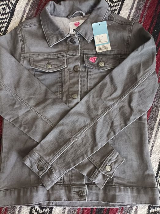 Куртка джинсова, жакет джинсовий, 12-13 років