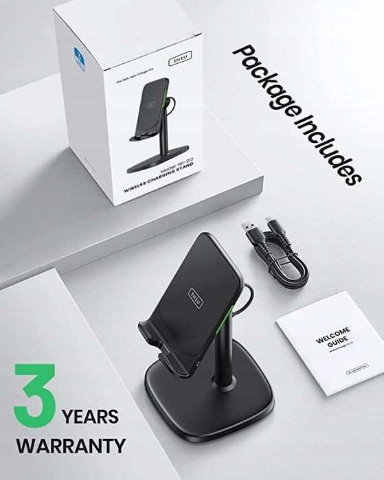 iniu wi-212 bezprzewodowa ładowarka indukcyjna 15w ładujaca stacja