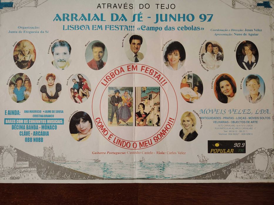 Cartaz Arraial da Sé 1997