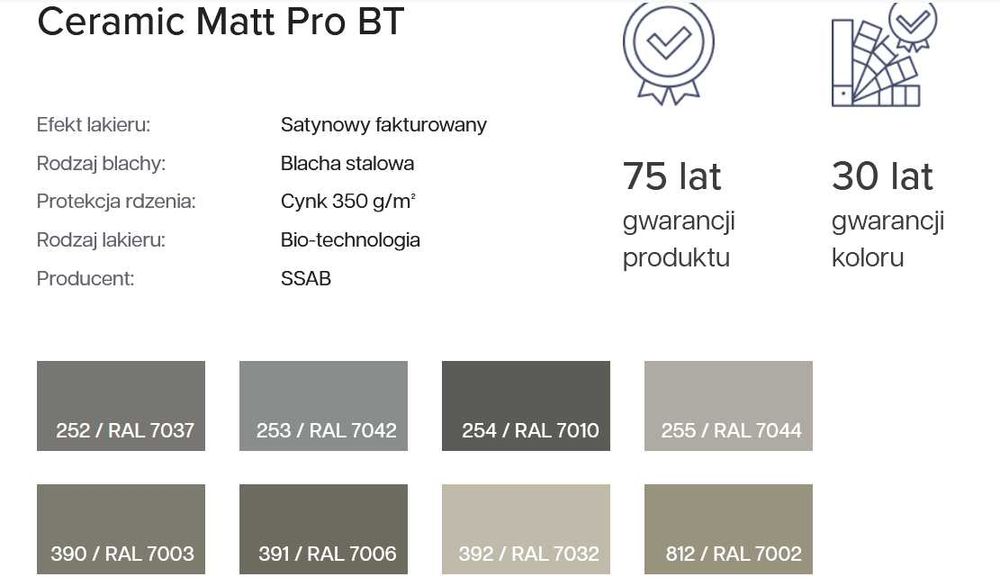 Blachodachówka panelowa SAVANNA "BRATEX"