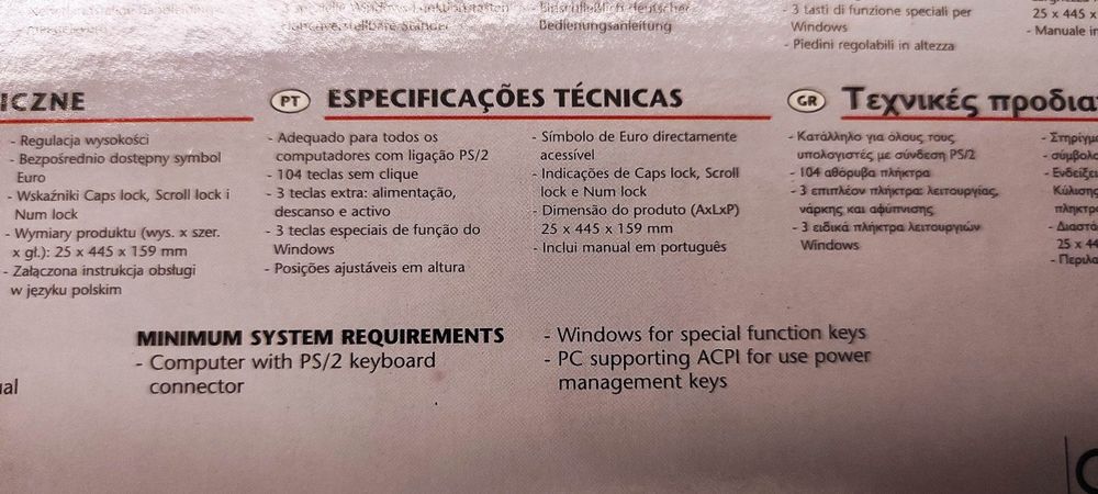 Teclado trust novo