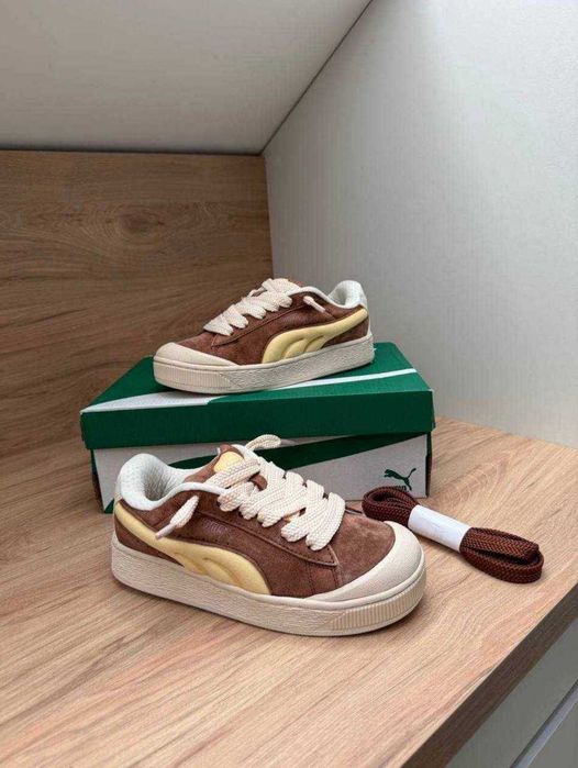 Кеди Puma Suede Crush Xl Beige пума суеде краш кросівки хл бежеві