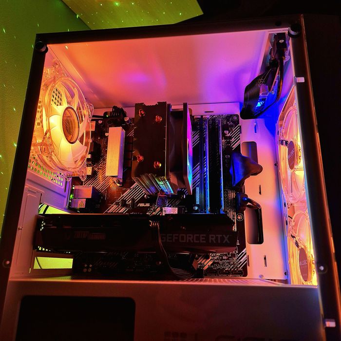 Komputer RTX3060Ti/R5 5500/16Gb ram/Gamingowy Okazja Gwarancja SSD Windows 10 Pro