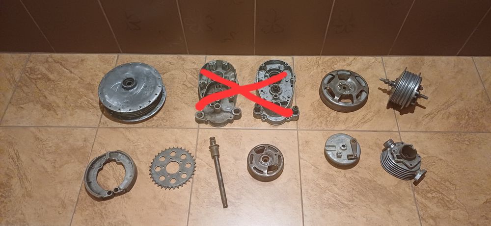 Koła do wfm,komara,piasty,
gażniki,cylindry,kartery.