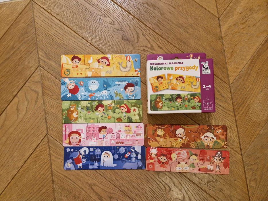 Puzzle Układanki Malucha "Kolorowe Przygody" Kapitan Nauka