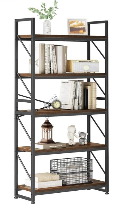 NOVO - Livraria de 5 níveis, estante industrial