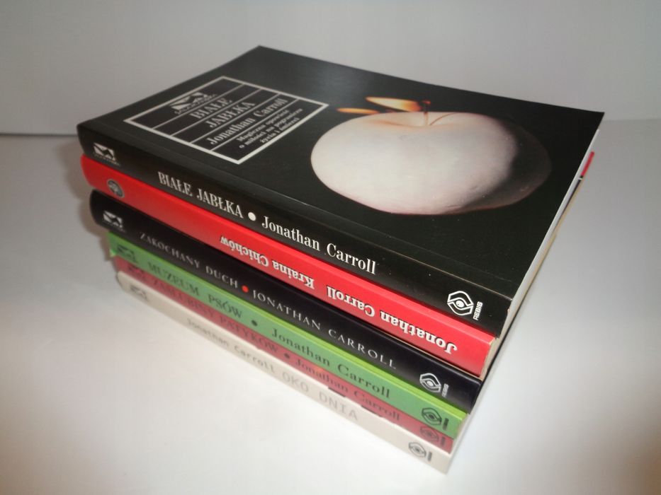 Jonathan Carroll x6: Białe jabłka, Kraina Chichów, Zakochany duch