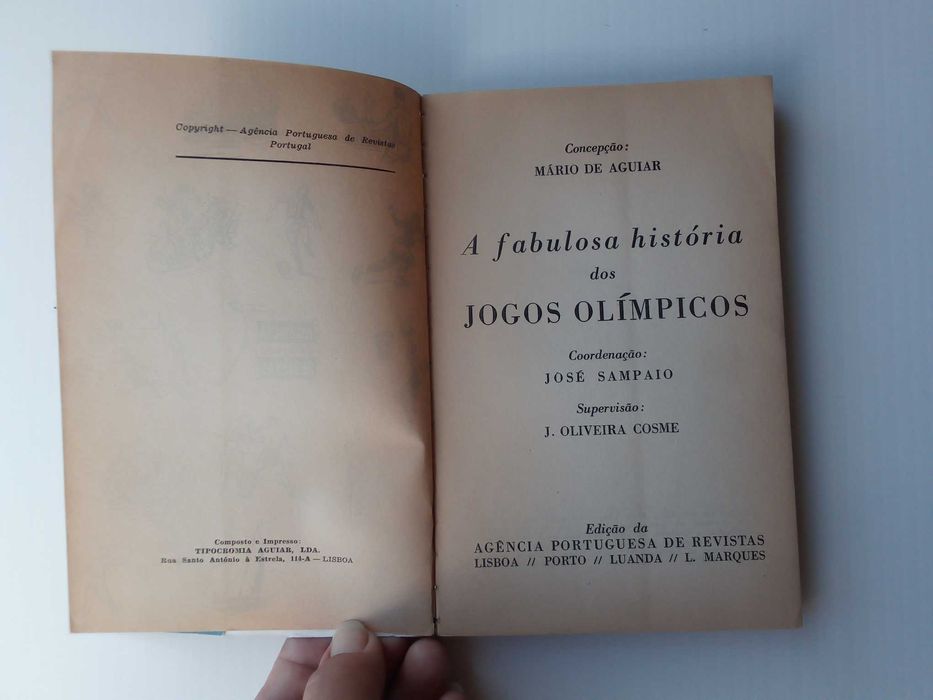 Livro "A fabulosa história dos Jogos Olímpicos"
