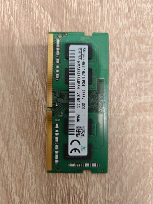 Memória RAM 4GB DDR4 - Laptop Portátil