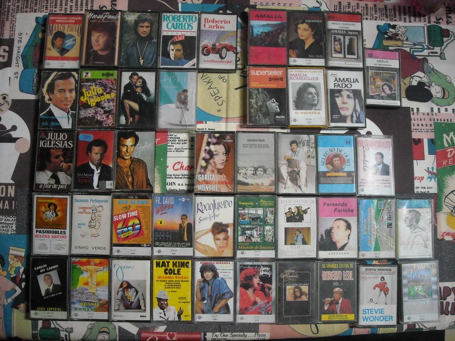 Cassetes antigas musica portuguesa e estrangeira amalia iglesias etc