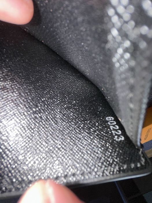 Czarny Portfel Louis Vuitton