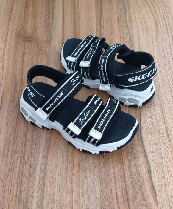 Skechers DLites босоножки дитячі спортивні сандалі Скечерс босоніжки на дівчинку 29-30р
