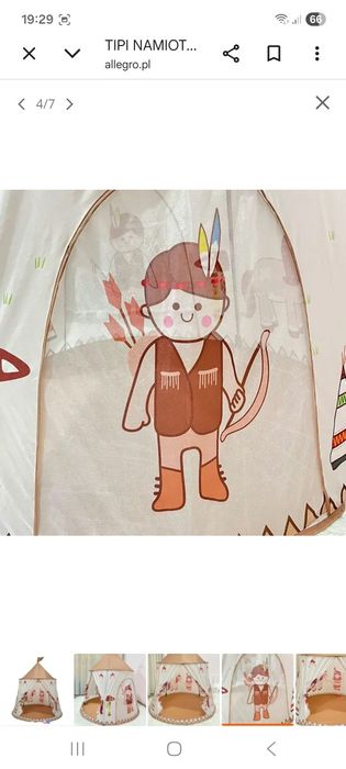 Namiot tipi indiański