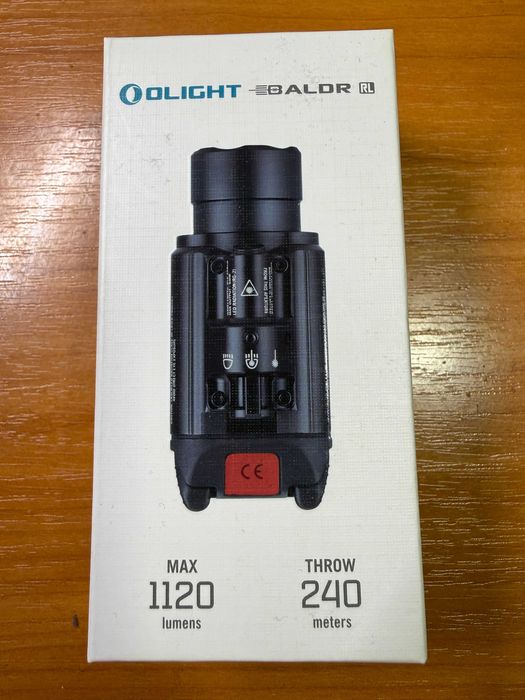 Ліхтар для зброї з ЛЦВ Olight Baldr RL для АК, AR15 на пікатінні