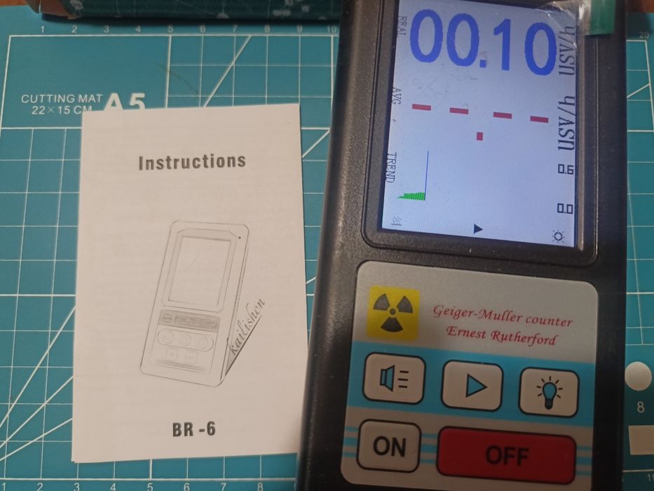 Дозиметр радіометр лічильник гейгера BR6