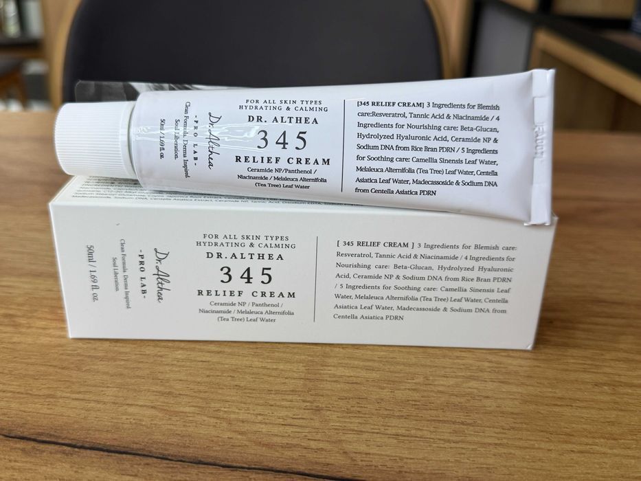 Крем для обличчя Dr. Althea 345 Relief Cream заспокійливий з центелою та ніацинамідом, 50 мл оригінал