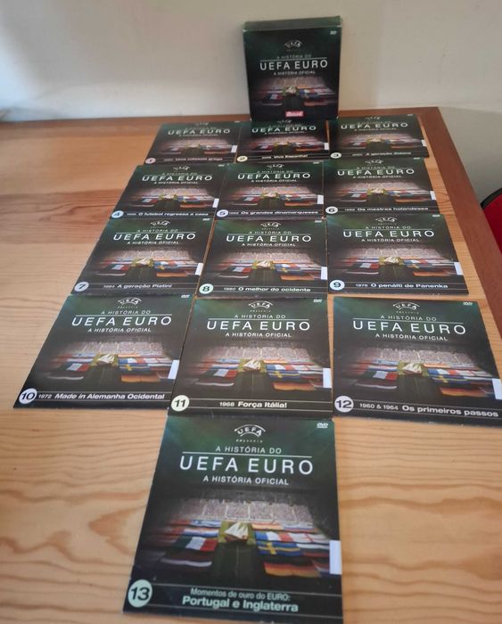 DVD UEFA - A História do UEFA Euro - A História Oficial ( 13 DVD´S )