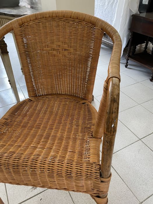 Cadeira em palhinha verga