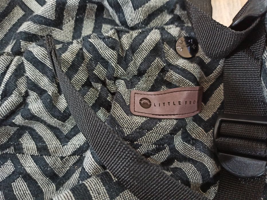 Mochila porta bebés Little frog prime carrier v2 - mistura linho