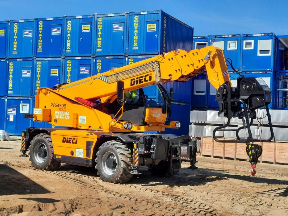 Podnośnik, Ładowarka, Zwyżka, Nożycówka- Wynajem maszyn