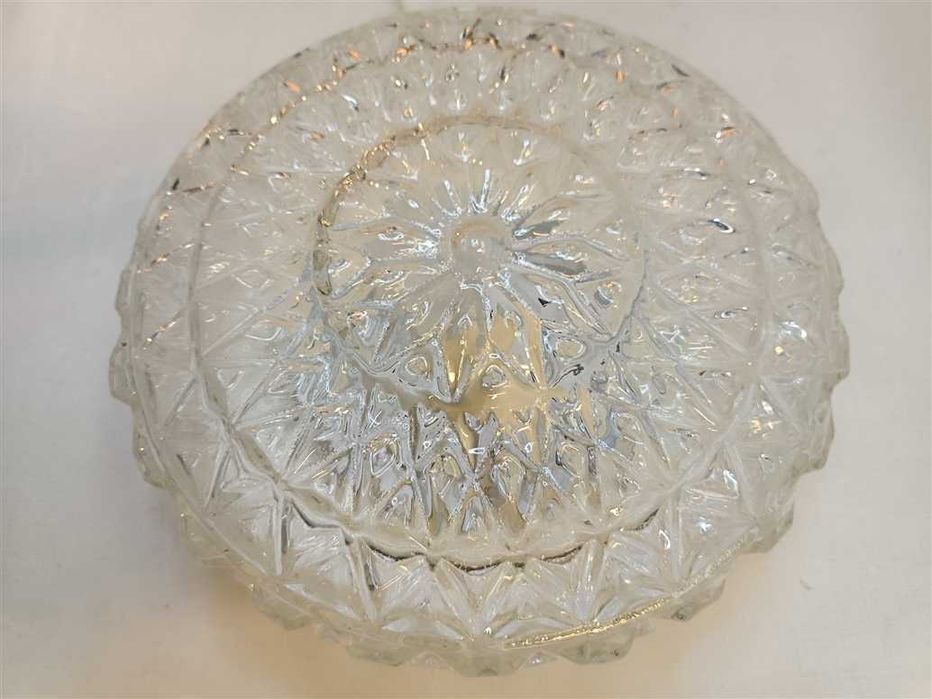 Dwa klosze plafonowe do lamp naściennych/plafonów z lat 70/80.