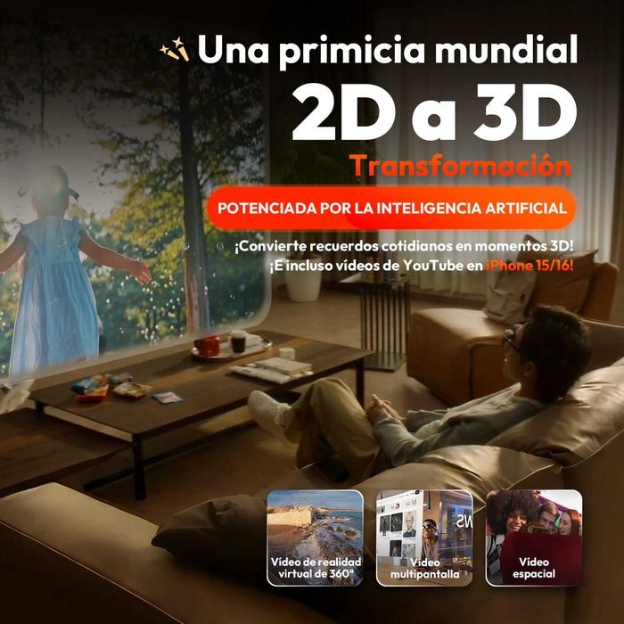 VITURE Pro XR/AR Óculos de 135" 120 Hz Full HD USADO  como novo!