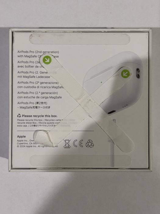 Oryginalne Pudełko Air pods 2 pro ANC