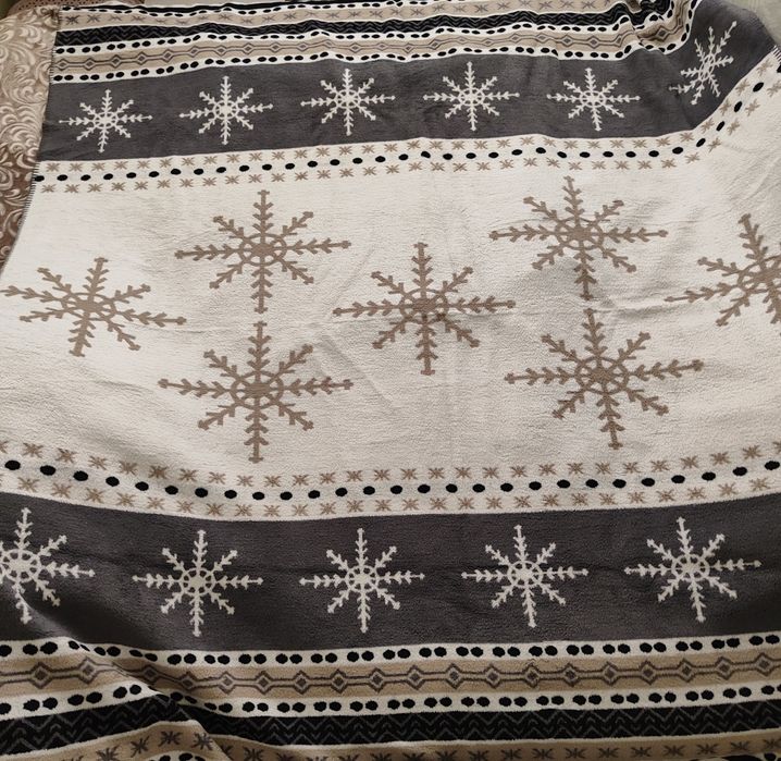 Новорічний / різдвяний плед! Покривало!  Турція!