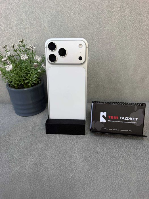 iPhone 17 Pro Max 256GB Silver (Фіз. SIM) | АКБ 95% | Відмінний Стан | Гарантія