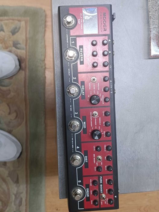 mooer red truck pedal