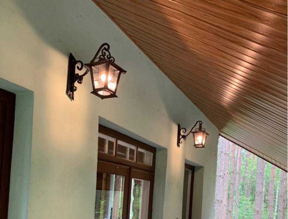 Lampy ogrodowe kute kinkiety wiszące  zewnętrzne dla  domu i ogrodu