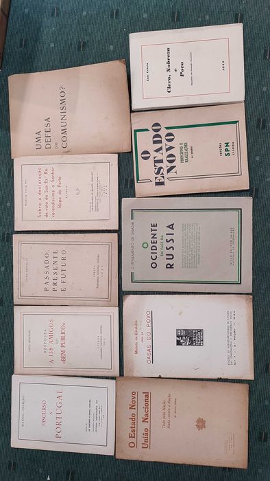 40 Livros e Publicações antigas sobre Politica