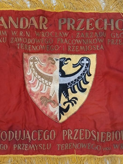 Sztandar Przechodni z okresu PRL