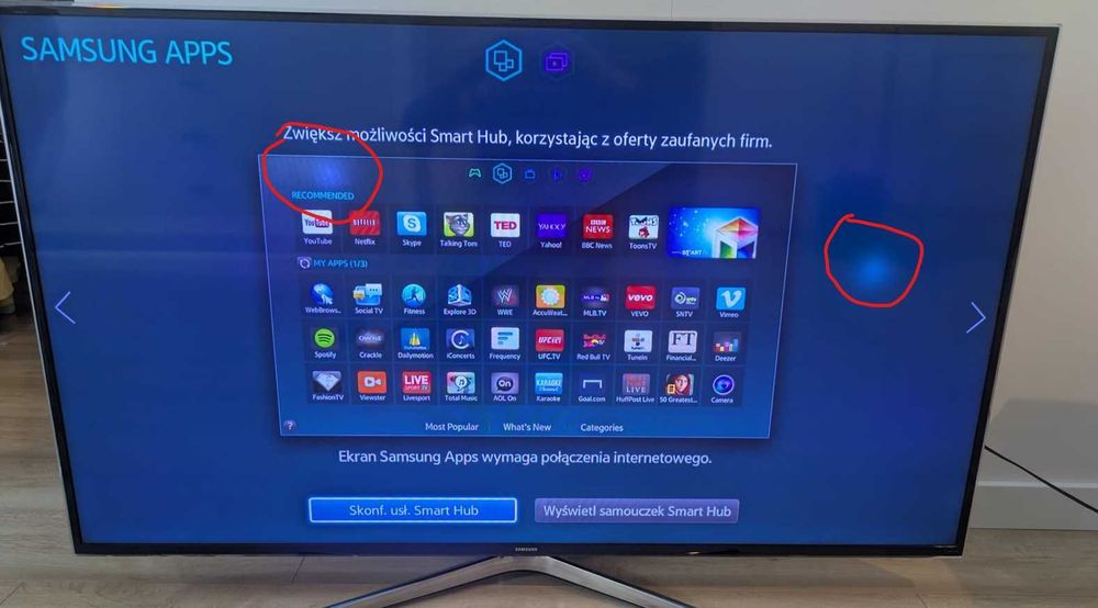 Telewizor Samsung UE55H6400AK, Smart TV, 55 cali.