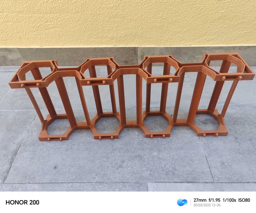 Garrafeira Plástico rijo Desmontável 28 Garrafas