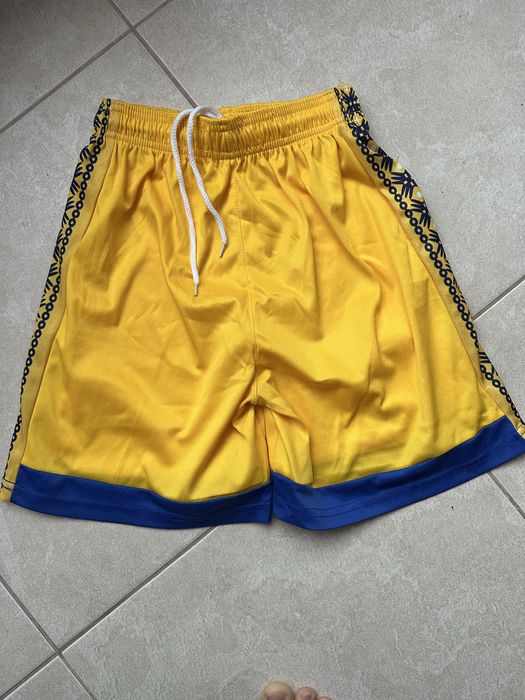 Футбольні шорти жовто-блакитні