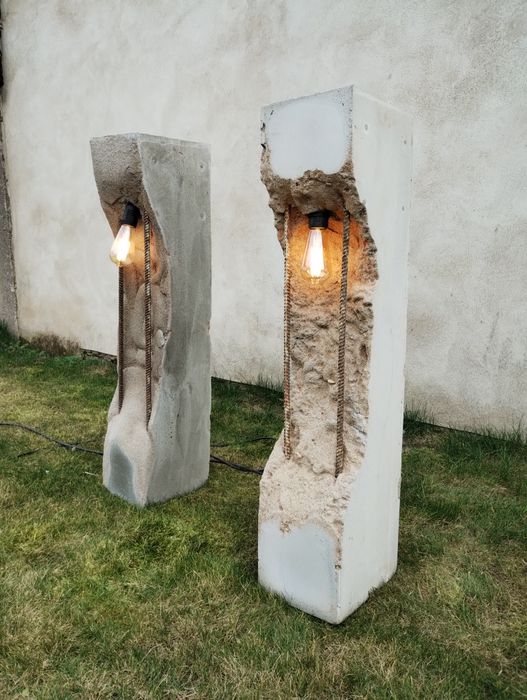 Lampa lampy betonowe loftowe ogrodowe zewnętrzne
