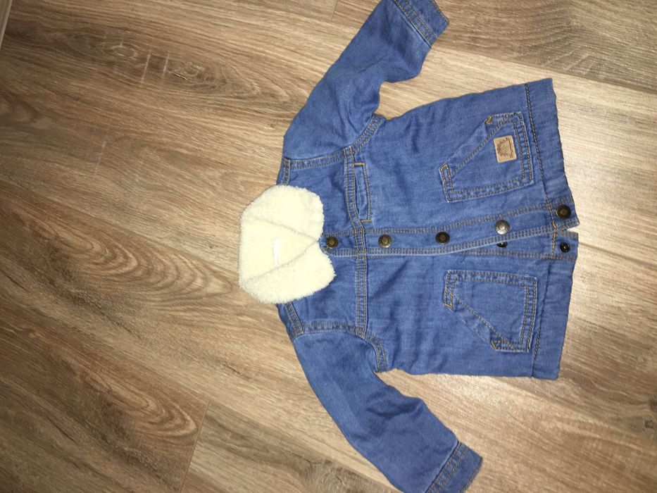 Kurtka jeans z kożuszkiem
