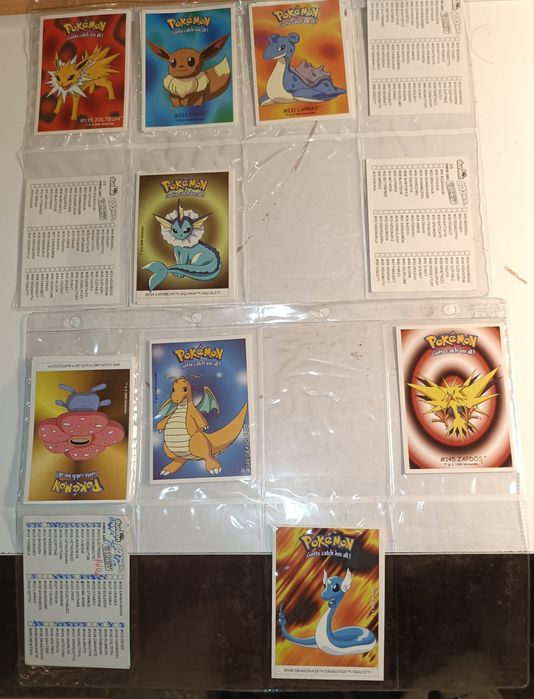 Cartas Pokémon dunkin