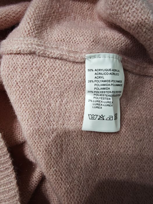 Sweter puder róż rozpinany new collection roz M-L