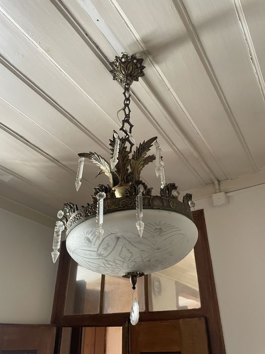 Conjunto 4 candeeiros antigos