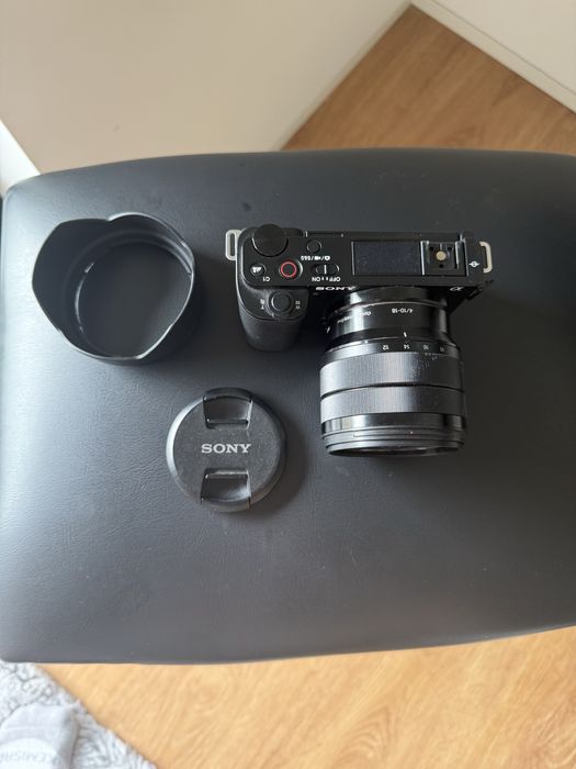 Camara Sony ZVE 10, lente 10-18mm f/4 sony